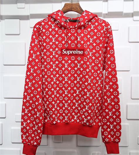 louis vuitton supreme shirt cost|Louis Vuitton supreme hoodie price.